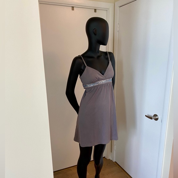 Grey Cocktail Dress - Picture 5 of 6
